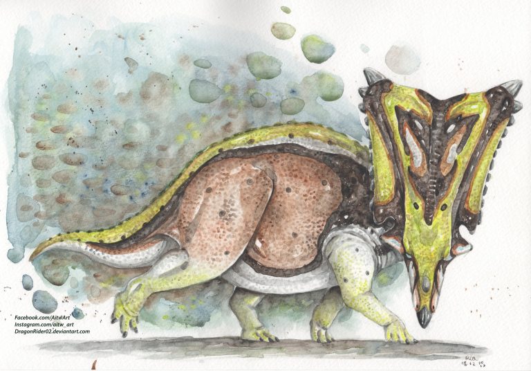 AitwArt art feature of the Chasmosaurus
