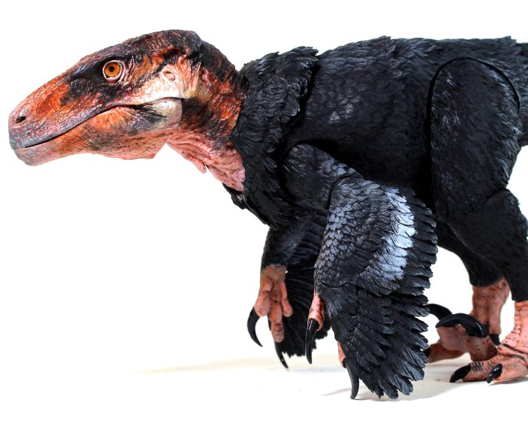 Achillobator action figure painted by matt holt