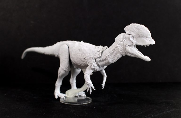 Dilophosaurus wetherilli action figure unpainted