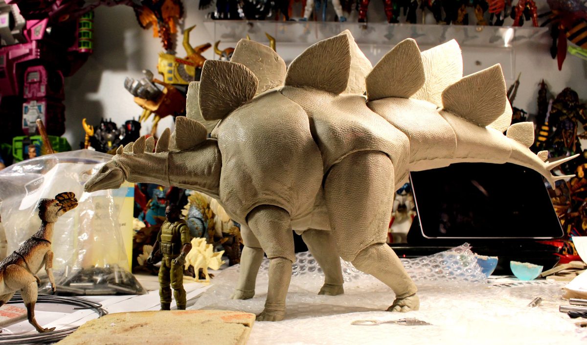 Stegosaurus sculpt