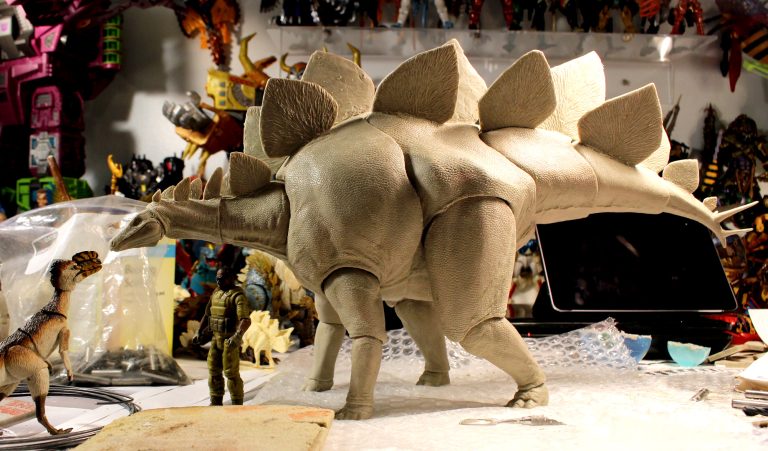 Stegosaurus action figure sculpt