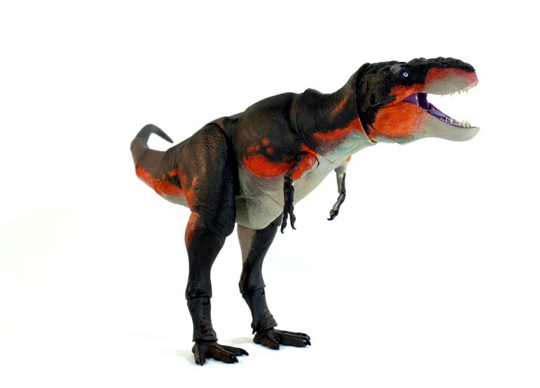 Bistahieversor 1/18th scale action figure collectible first look at the paint sampling for The Beasts of the Mesozoic Tyrannosaurs wave 2