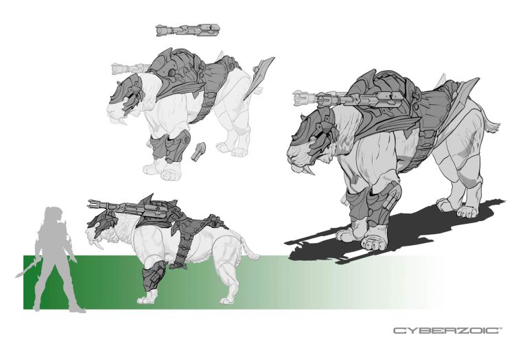 Smilodon armor final also compatible with the Andrewsarchus