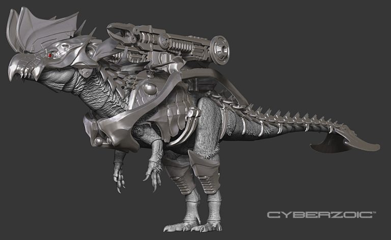 Dilophosaurus Fire Clan zbrush sculpt