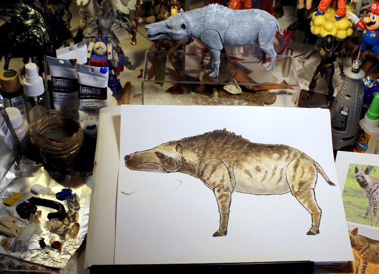 Cyberzoic Andrewsarchus color design