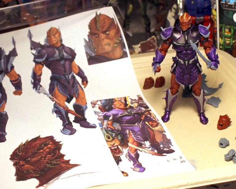 dybukk Cyberzoic WIP look at the painted Dybukk figure