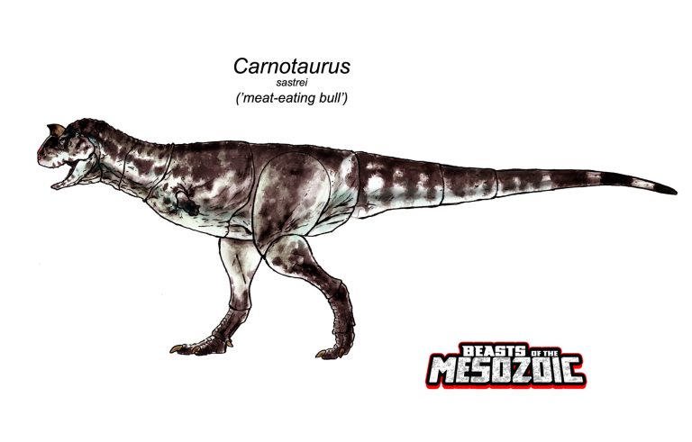 carno New color designs! Carnotaurus & Smilodon