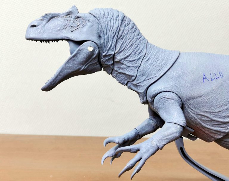 Allosaurus fine cut figure improvements!