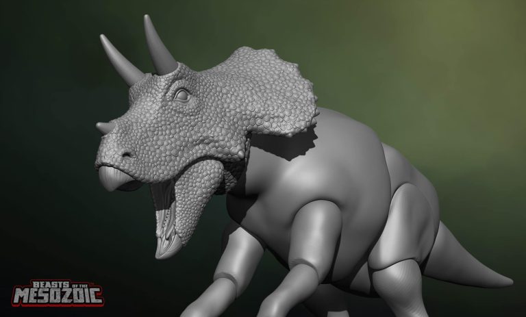 Baby Triceratops horridus sculpted by Ross Persichetti!
