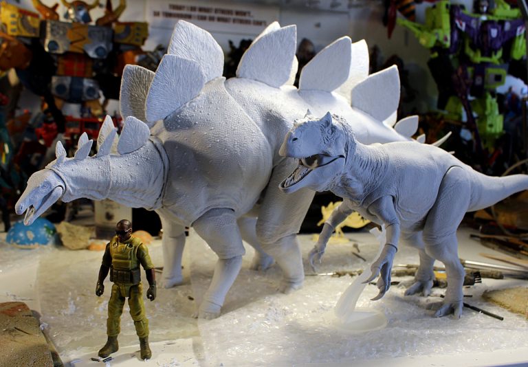 New Stegosaurus resin prototype!