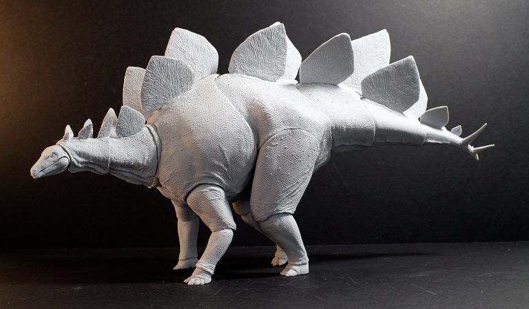 stego_full_sculpt Finished resin prototype for Stegosaurus!