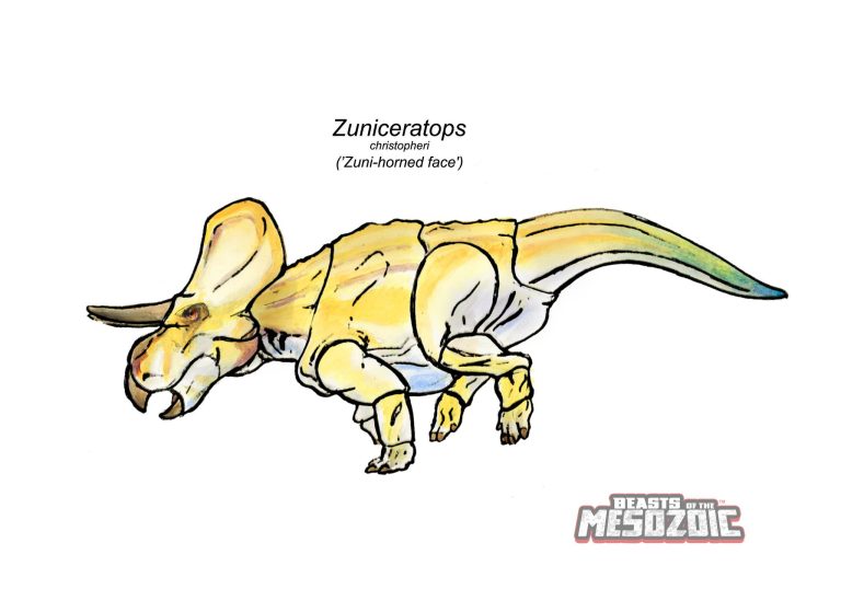 New Color Designs for Zuniceratops and Chasmosaurus revealed