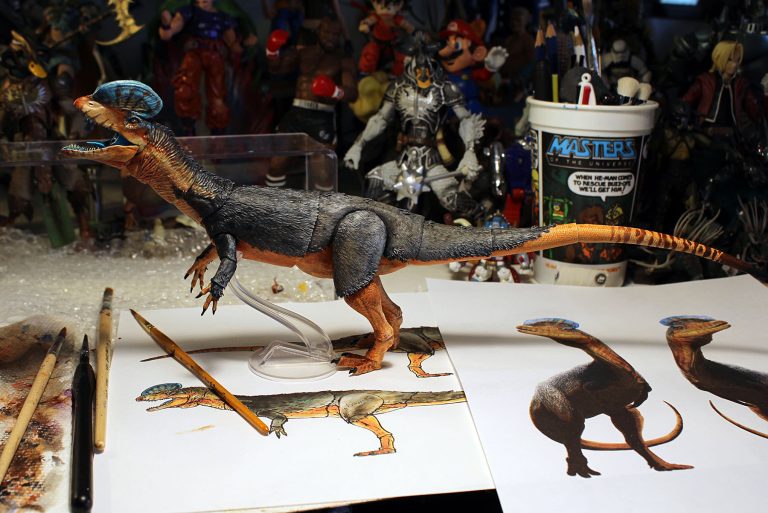 Dilophosaurus painted prototype by Matt Holt!