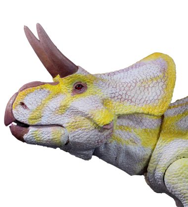 Zuniceratops christopheri (albino vers.)- 1/18th action figure