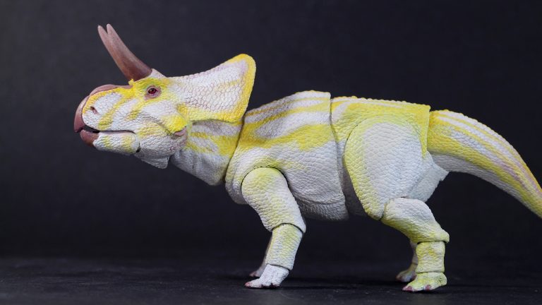 albino Zuniceratops painted prototype gallery