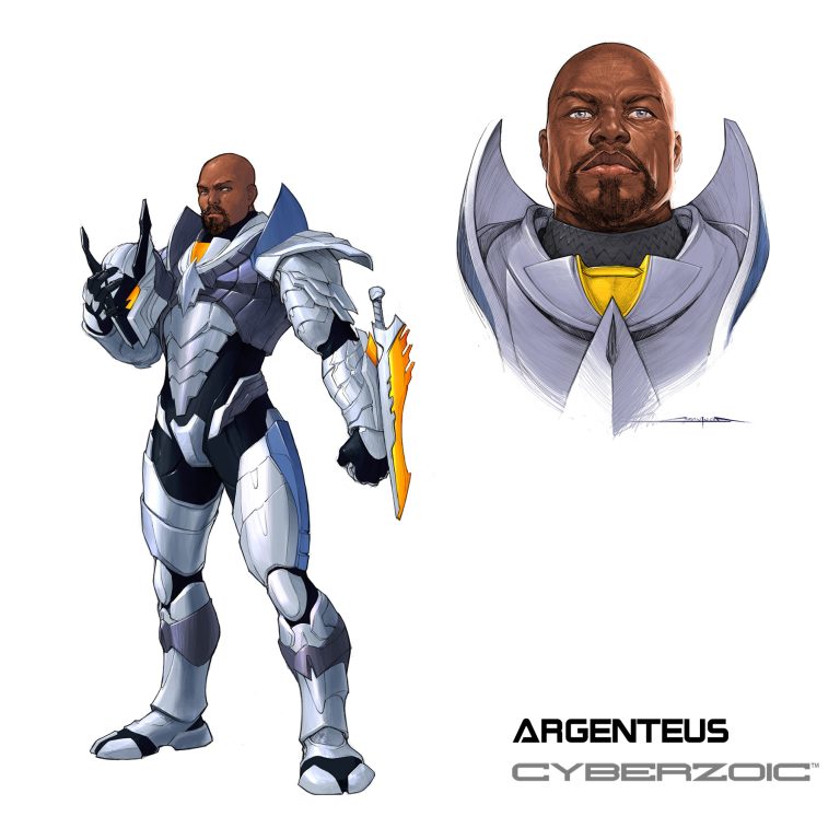 New package art for Argenteus, Dragolina, and the Fire Guard!