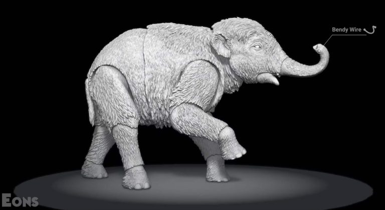 Eons Wooly Mammoth calf (baby) Articulation Video