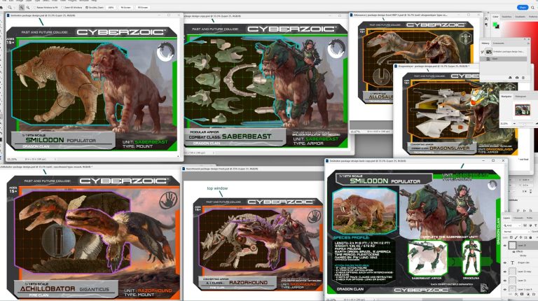 Cyberzoic package design  – Wave A sneak peek!