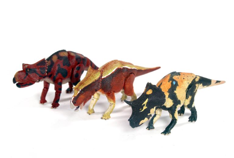 Chasmosaurus and Triceratops baby 3-packs Preorders Feb. 2025