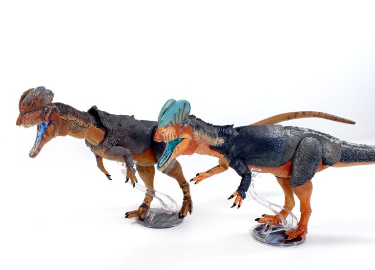 Dilophosaurus wetherilli paint sample - Creative Beast Studio