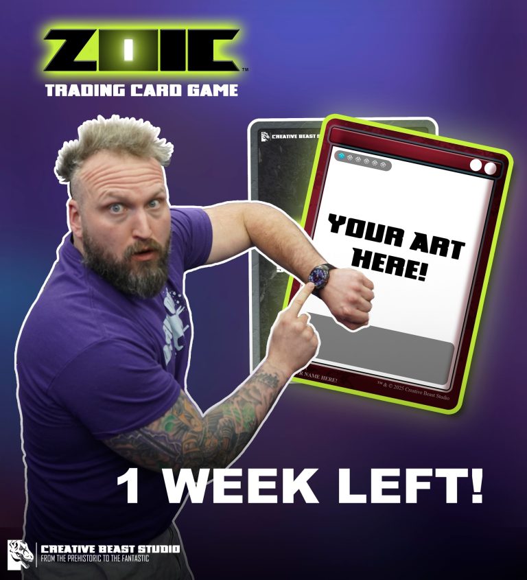 ZOIC art contest: Only 1 Week Left!