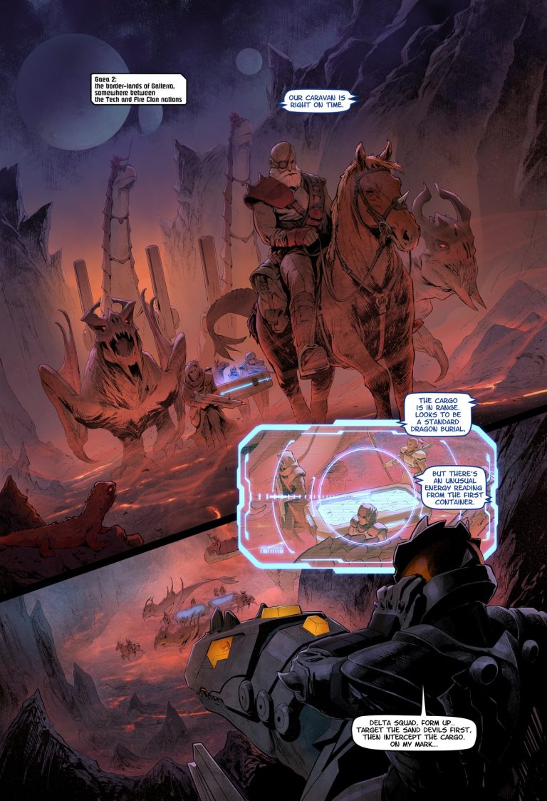 Cyberzoic Comic issue #1 Preview