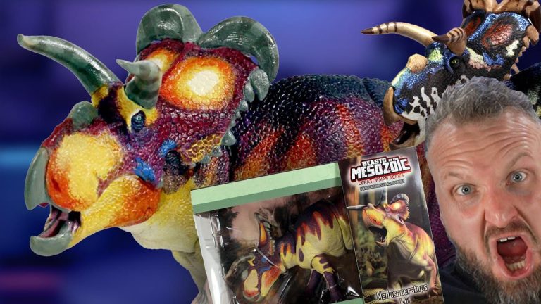 Purple Ceratopsian! Beasts Of The Mesozoic Medusaceratops Video