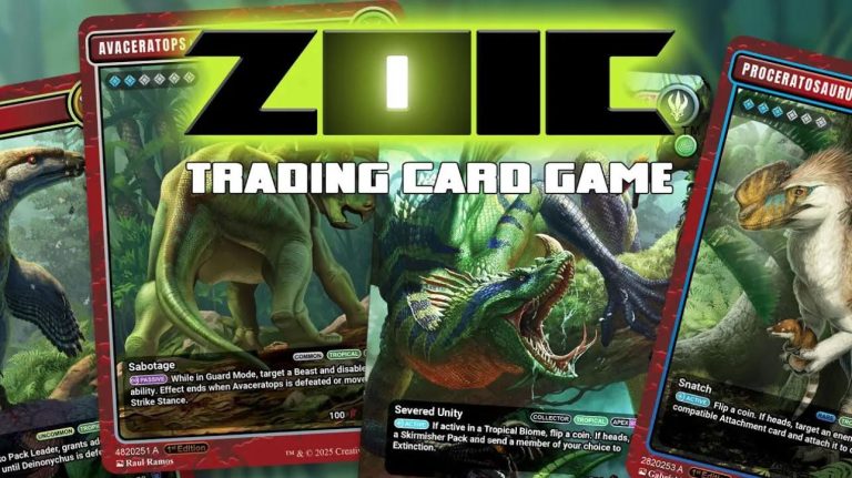 ZOIC TCG First look at the full gameplay in action!