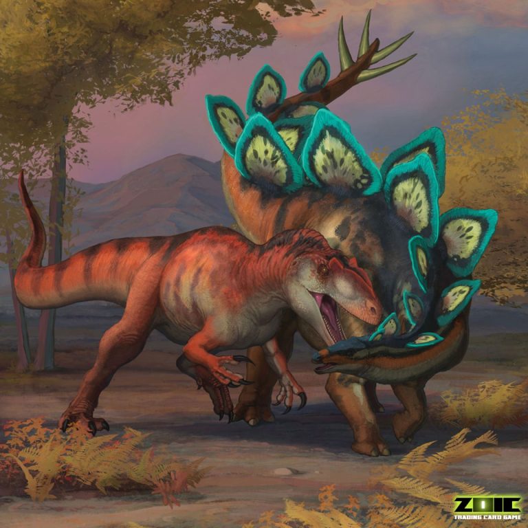 zoic-reveal1 Card art reveal courtesy of Noel Hill. Here is the King of the Jurassic!