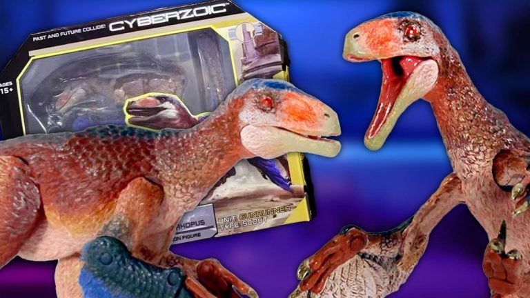 Deinonychus! Gun Runner Beast! CYBERZOIC video review