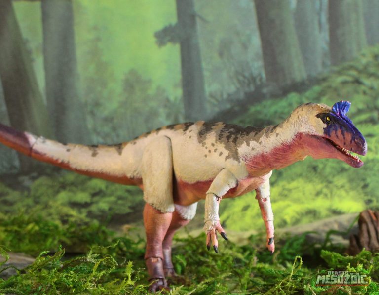 Cryolophosaurus ellioti catalog shot and paintwork by Matt Holt