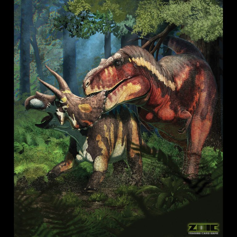 ZOIC TCG art card Easy Target by Gabriel Ugueto