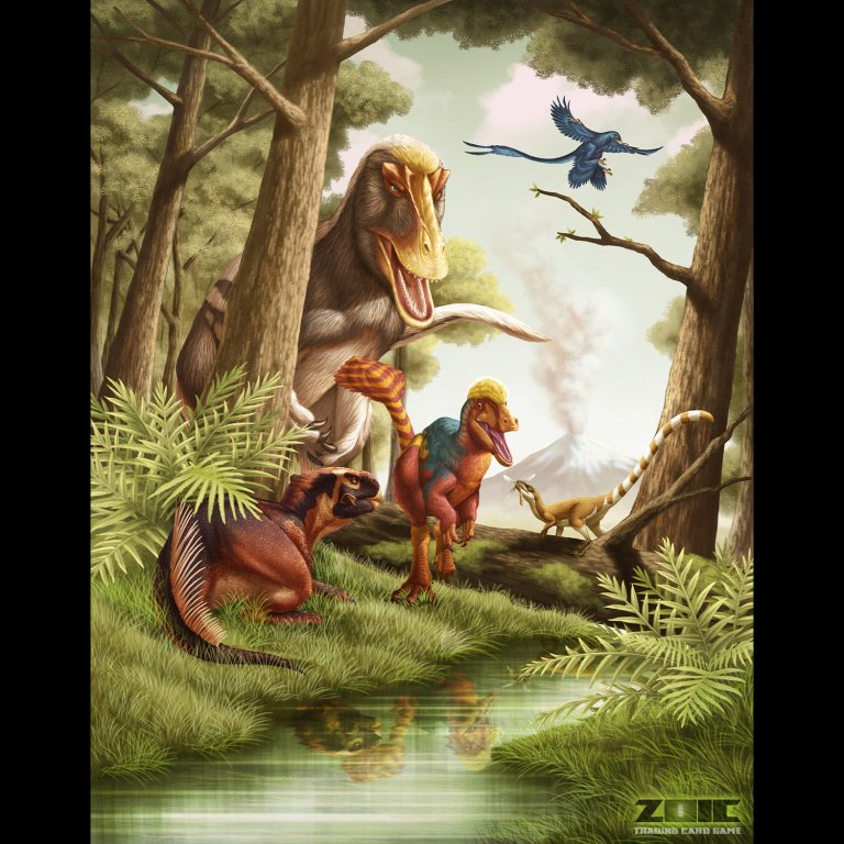 friendly-fauna1 ZOIC TCG art card Friendly Fauna by Marcos Piña