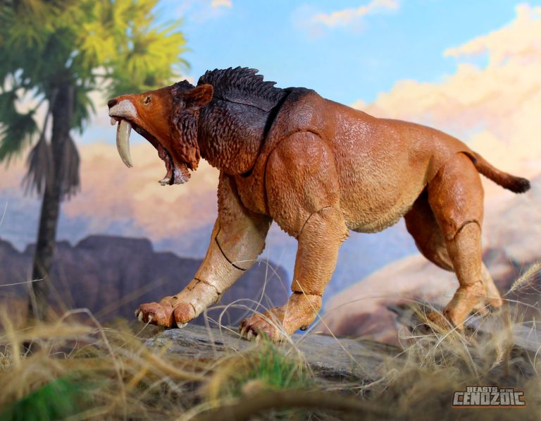 1/18th Smilodon populator catalog shot- Beasts of the Cenozoic