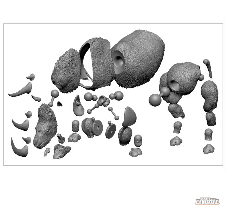 Woolly Rhino sculpt and articulation first look
