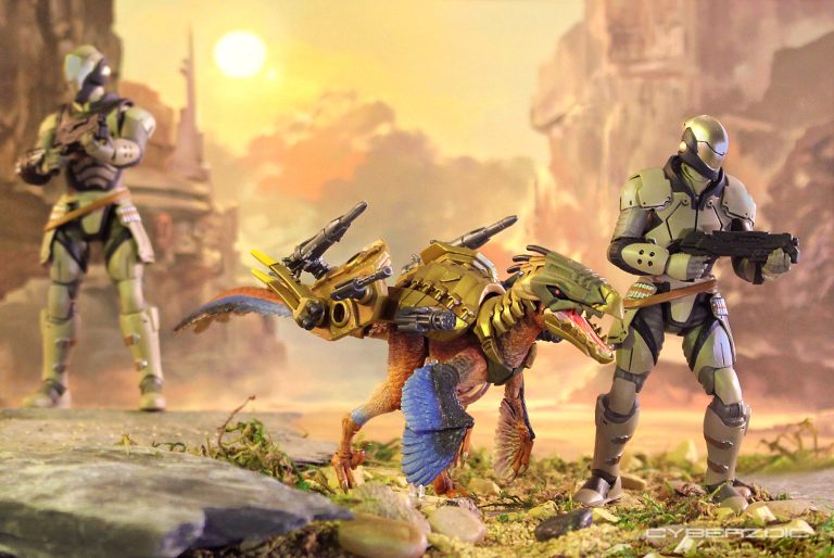 Gunrunner armor for Deinonychus catalog shot