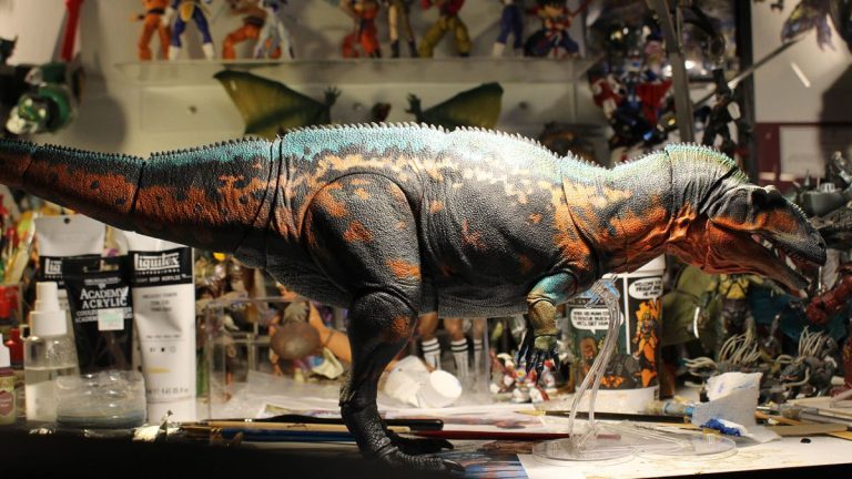 Acrocanthosaurus WIP paint teaser