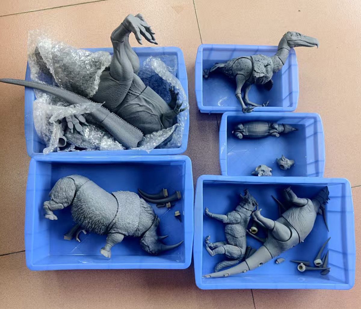 Cyberzoic wave C beast paint samples3