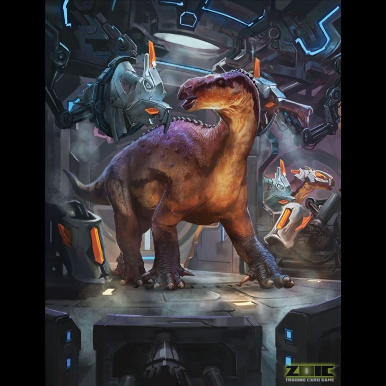Iguanodon ZOIC TCG Creator Tier Special with Art by Raph Lomotan!