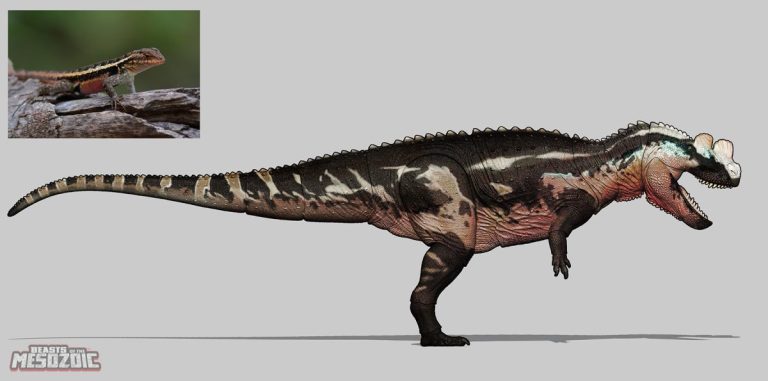 Ceratosaurus dentisulcatus action figure color design