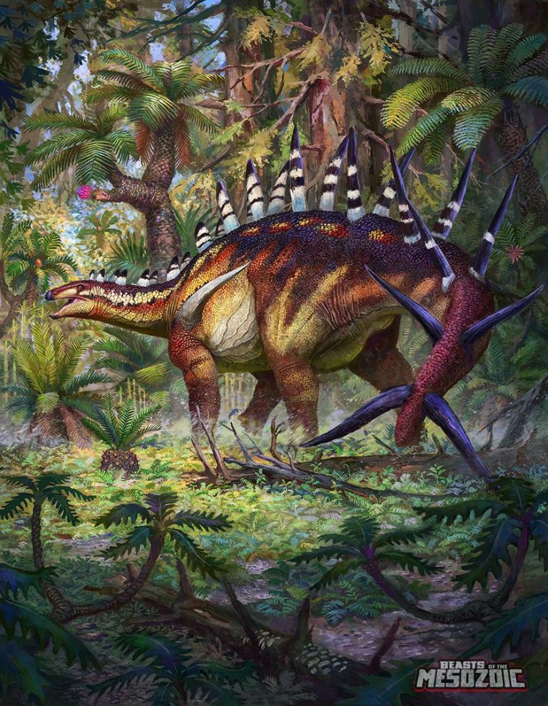 Kentrosaurus BOTM package art first look!