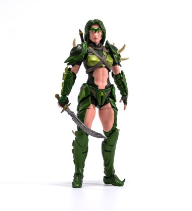 Dragolina- Smilodon rider- Cyberzoic 1/18th scale action figure