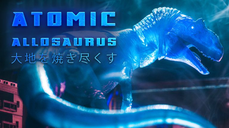 Atomic Allosaurus G-Fest Exclusive Glow-in-the-Dark Figure Showcase