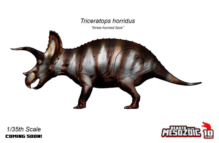 Beasts of the Mesozoic 1/35 Triceratops horridus color design
