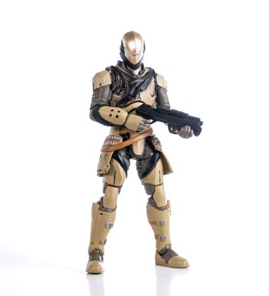 Bad_wb-1 Badlands Sentry- Deinonychus scout- Cyberzoic 1/18th scale action figure