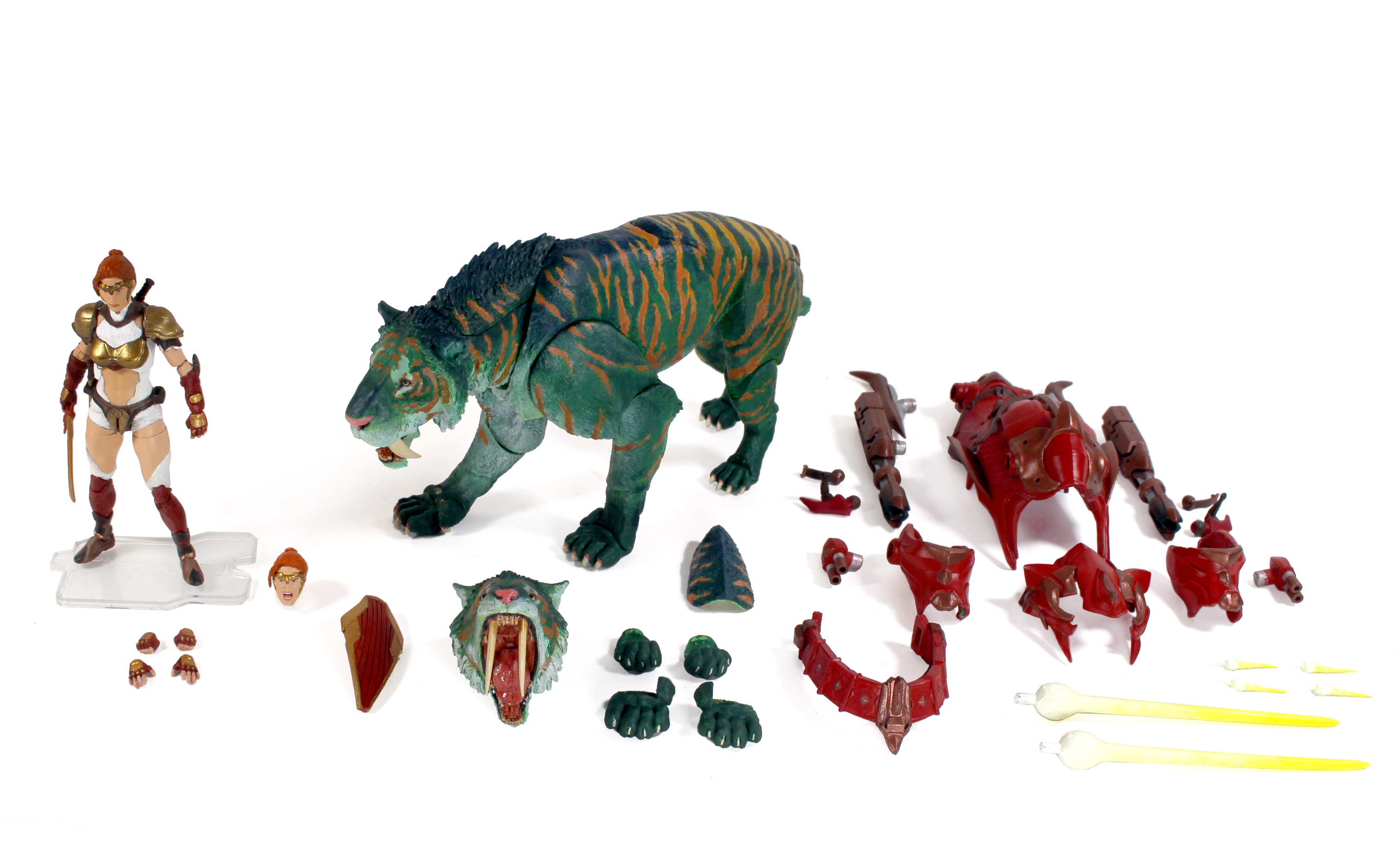 Zora Kett and Jungle Saber - Cyberzoic action figure box set