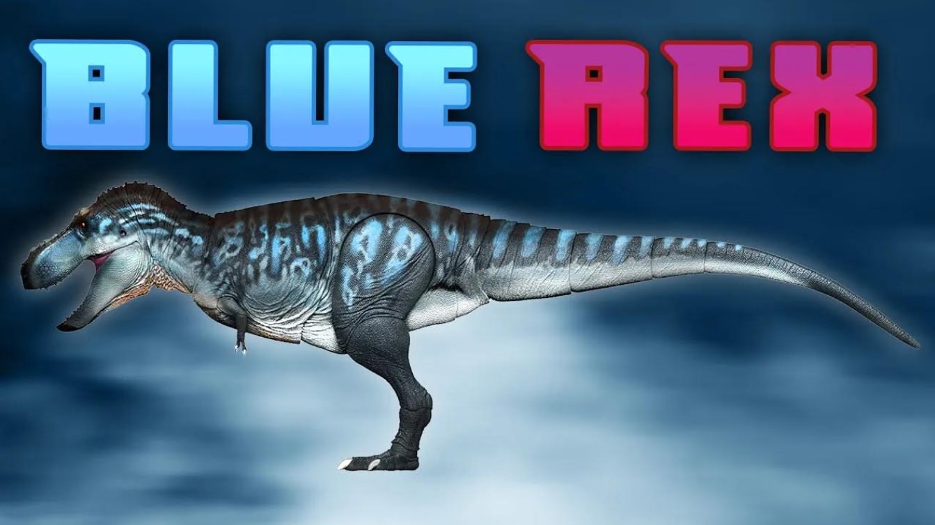T. Rex Just Got a Whole Lot More BLUE Blue T. Rex from the Beasts of the Mesozoic Rex Wave