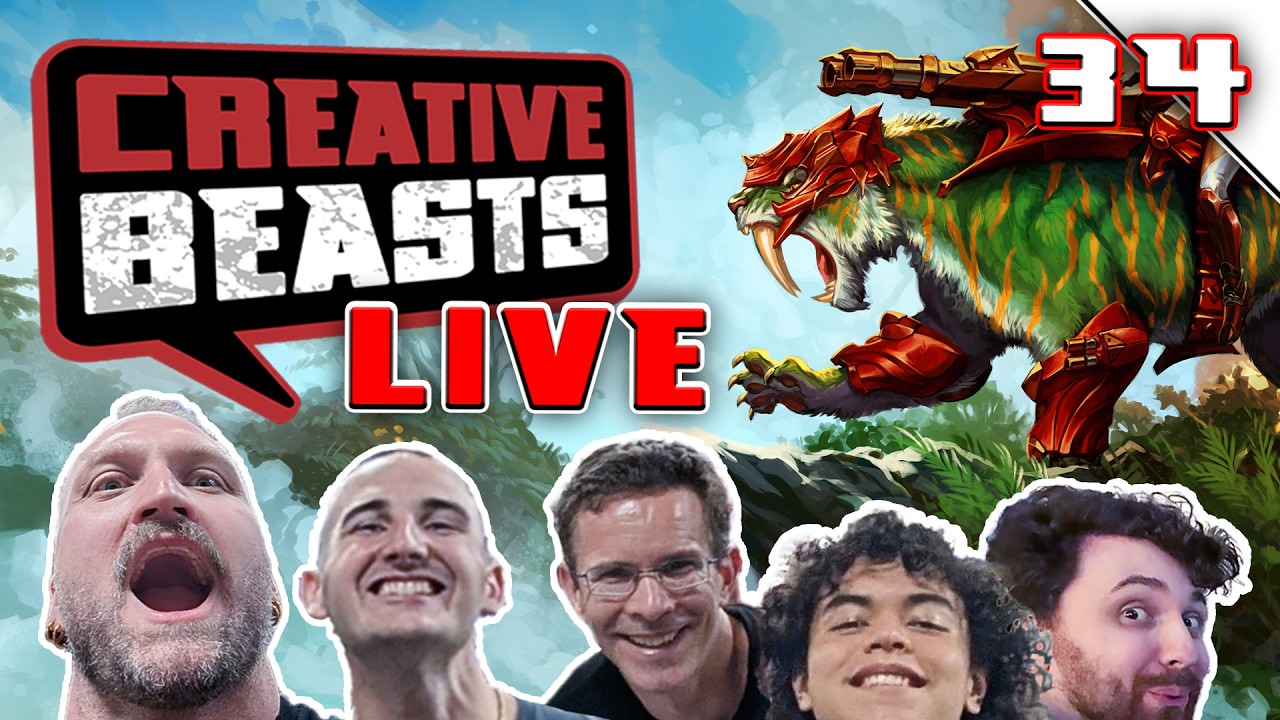 Creative Beast LIVE Episode 34 featuring Beasts of the Mesozoic T. rex, Cyberzoic and upcoming dinosaur reveals