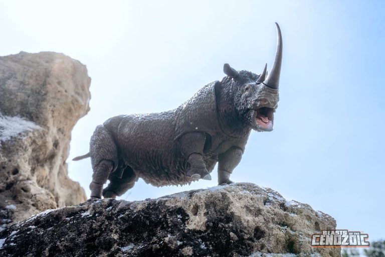 Beasts of the Cenozoic Coelodonta antiquitatis Woolly Rhino action figure
